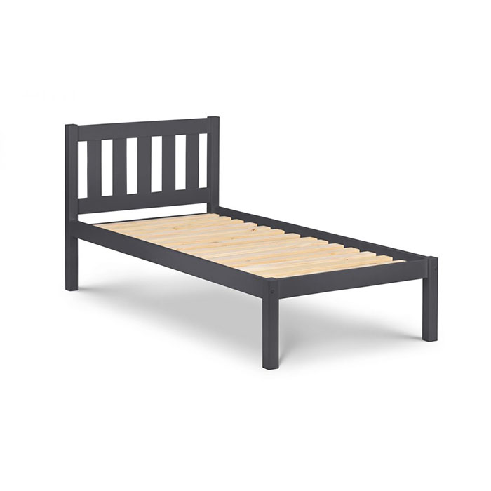 Luna Anthracite Single Bed - Click Image to Close